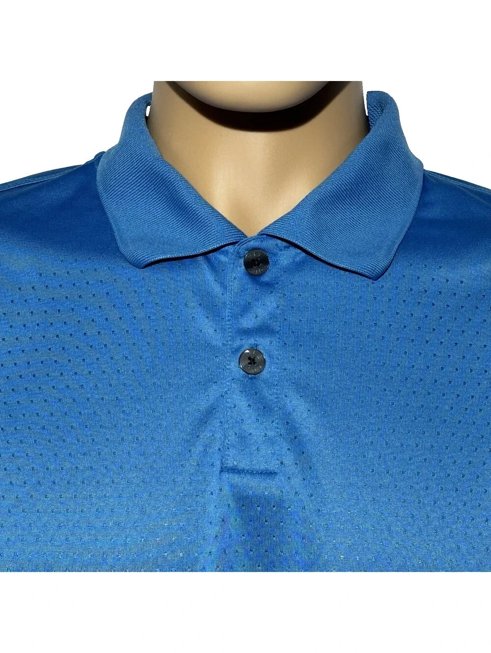 Vintage Nike FitDry Golf Polo Shirt Men’s XXL Blue Performance Athletic EUC